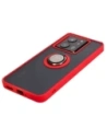 Hurtownia GSM - Bizon Case Hybrid Gyűrű Xiaomi 13T Pro / 13T füstös piros kerettel - BIZ3857 - {ean13} - Hurt