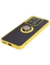 Hurtownia GSM - Bizon Case Hybrid Ring Xiaomi 13T Pro / 13T fumuriu cu un cadru galben - BIZ3858 - {ean13} - Hurt