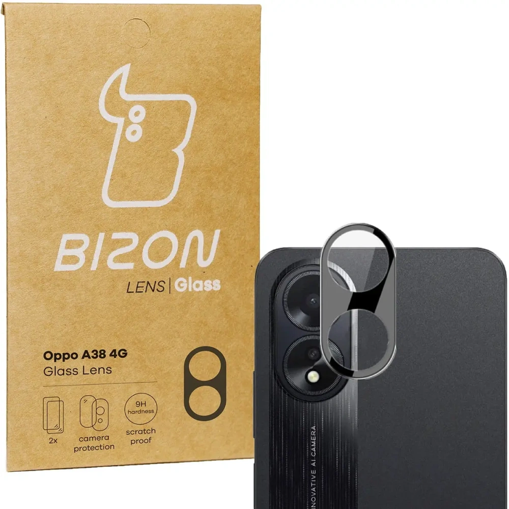 Hurtownia GSM - Sklo na fotoaparát Bizon Glass Lens pro Oppo A38 4G [2 PACK] - BIZ3865 - {ean13} - Hurt