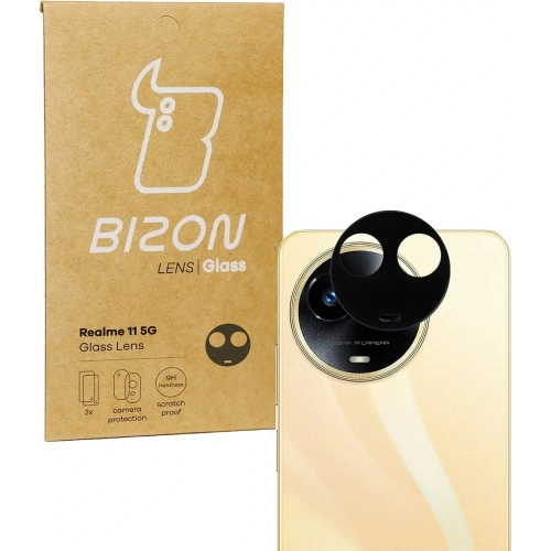 Szkło na aparat Bizon Glass Lens do Realme 11 5G [2 PACK]