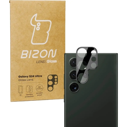 Szkło na aparat Bizon Glass Lens do Samsung Galaxy S24 Ultra [2 PACK]
