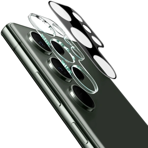 Szkło na aparat Bizon Glass Lens do Samsung Galaxy S24 Ultra [2 PACK]