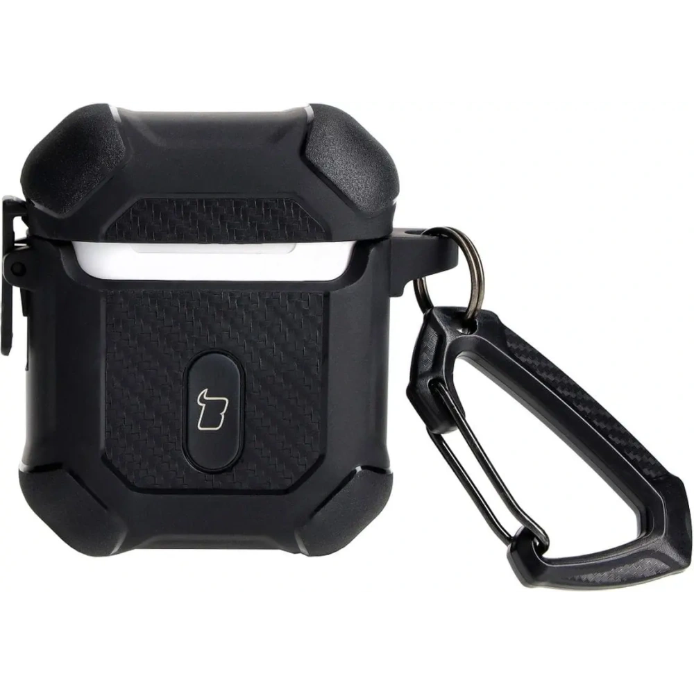Hurtownia GSM - Etui Bizon Case Headphone Armor do Apple Airpods 1/2 czarne - BIZ3874 - {ean13} - Hurt