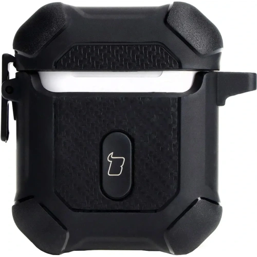 Etui Bizon Case Headphone Armor do Apple Airpods 1/2 czarne