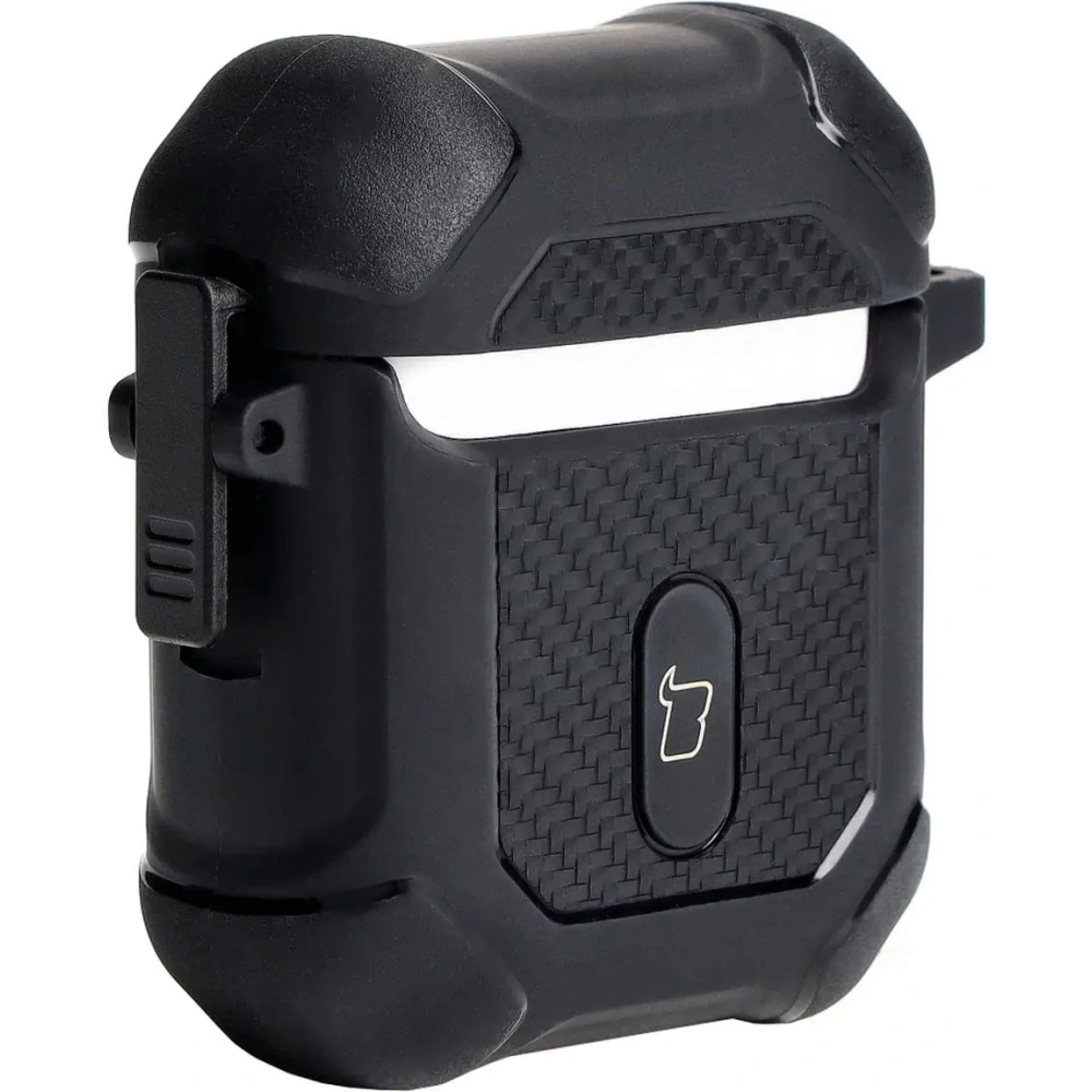Hurtownia GSM - Etui Bizon Case Headphone Armor do Apple Airpods 1/2 czarne - BIZ3874 - {ean13} - Hurt