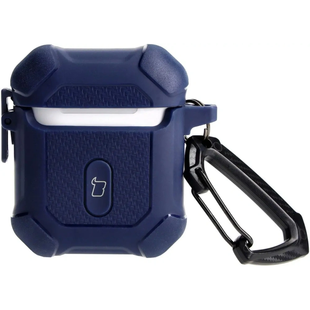Wholesale Bizon Case Headphone Armor Apple Airpods 1/2 navy blue - BIZ3875 - {ean13} - Hurt