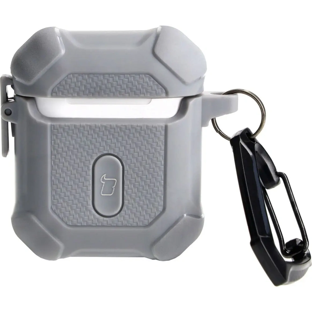 Wholesale Bizon Case Headphone Armor Apple Airpods 1/2 grey - BIZ3877 - {ean13} - Hurt