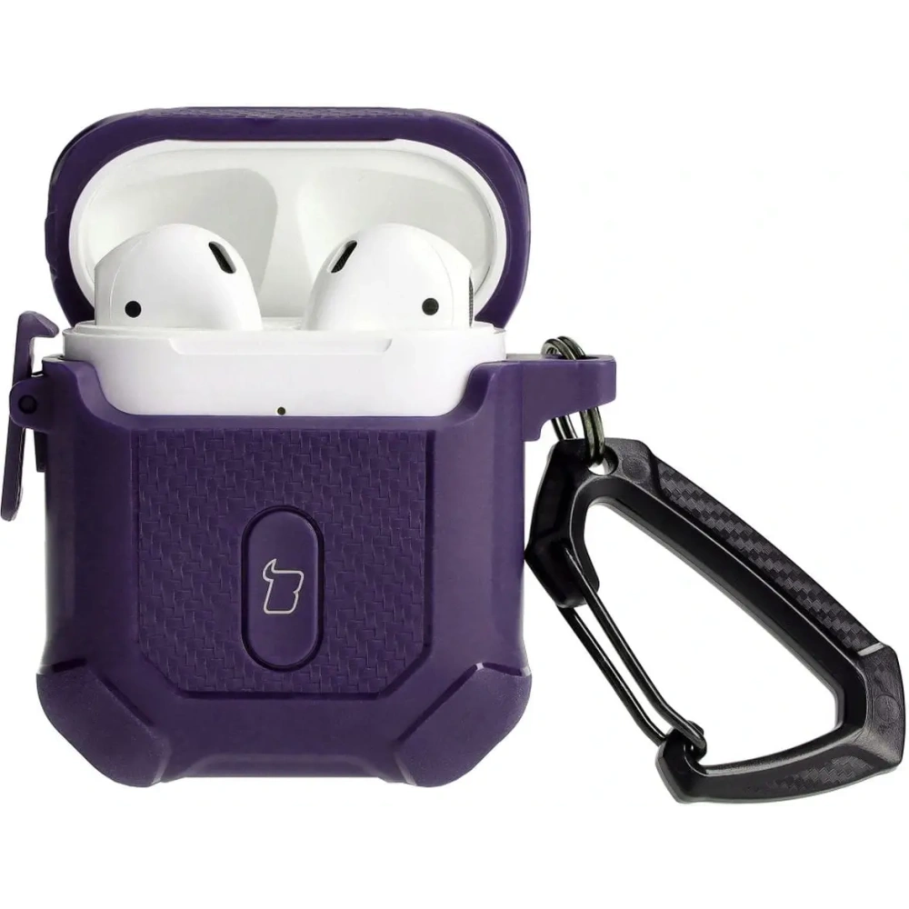 Hurtownia GSM - Etui Bizon Case Headphone Armor do Apple Airpods 1/2 fioletowe - BIZ3878 - {ean13} - Hurt