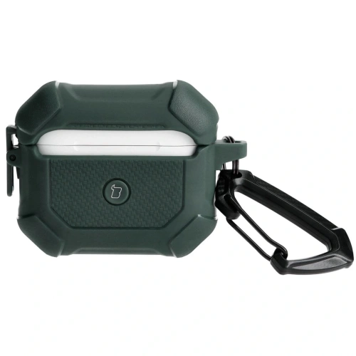 Etui Bizon Case Headphone Armor do Apple Airpods 3 ciemnozielone