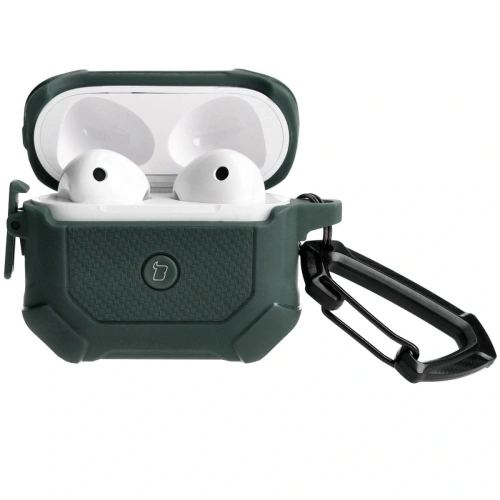Etui Bizon Case Headphone Armor do Apple Airpods 3 ciemnozielone