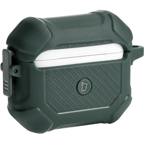 Etui Bizon Case Headphone Armor do Apple Airpods 3 ciemnozielone