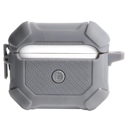 Etui Bizon Case Headphone Armor do Apple Airpods 3 szare