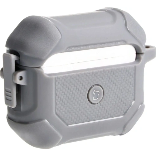 Etui Bizon Case Headphone Armor do Apple Airpods 3 szare