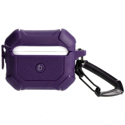 Etui Bizon Case Headphone Armor do Apple Airpods 3 fioletowe