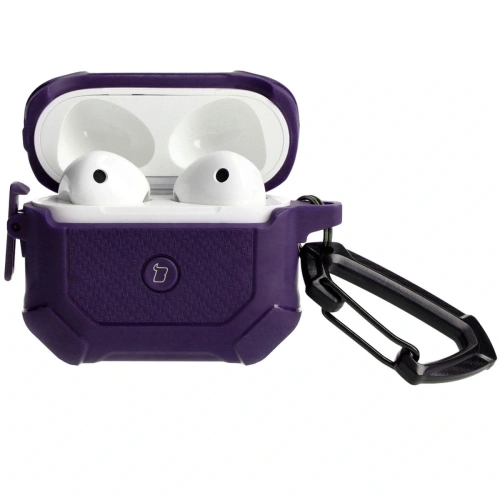 Etui Bizon Case Headphone Armor do Apple Airpods 3 fioletowe