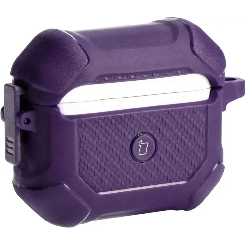 Etui Bizon Case Headphone Armor do Apple Airpods 3 fioletowe