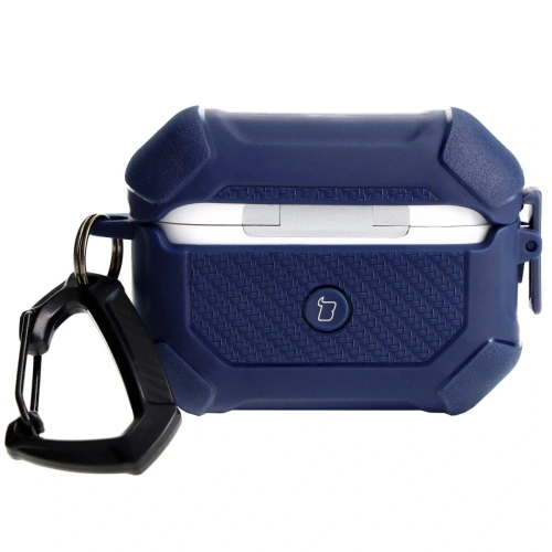 Etui Bizon Case Headphone Armor do Apple Airpods Pro 2 granatowe