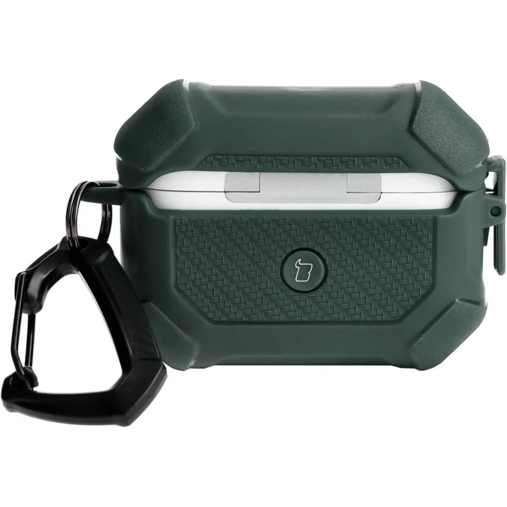Hurtownia GSM - Etui Bizon Case Headphone Armor do Apple Airpods Pro 2 tmavě zelené - BIZ3886 - {ean13} - Hurt