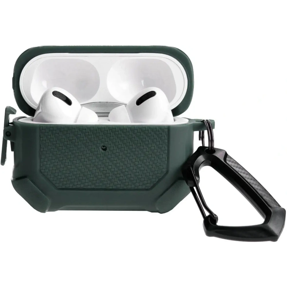 Hurtownia GSM - Etui Bizon Case Headphone Armor do Apple Airpods Pro 2 tmavě zelené - BIZ3886 - {ean13} - Hurt