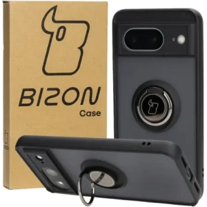 Hurtownia GSM - Bizon Case Hybrid Ring Google Pixel 8 füstös fekete kerettel - BIZ3889 - {ean13} - Hurt