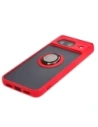 Wholesale Bizon Case Hybrid Ring Google Pixel 8 smoky with a red frame - BIZ3890 - {ean13} - Hurt