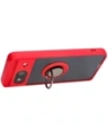 Wholesale Bizon Case Hybrid Ring Google Pixel 8 smoky with a red frame - BIZ3890 - {ean13} - Hurt