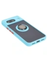 Hurtownia GSM - Etui s úchytem na palec Bizon Case Hybrid Ring pro Google Pixel 8 kouřové s jasně modrým rámečkem - BIZ3891 - {ean13} - Hurt