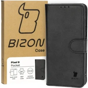 Hurtownia GSM - Etui z klapką Bizon Case Pocket do Google Pixel 8 černé - BIZ3893 - {ean13} - Hurt