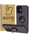 Bizon Case Hybrid Ring Motorola Moto G14 füstös fekete kerettel