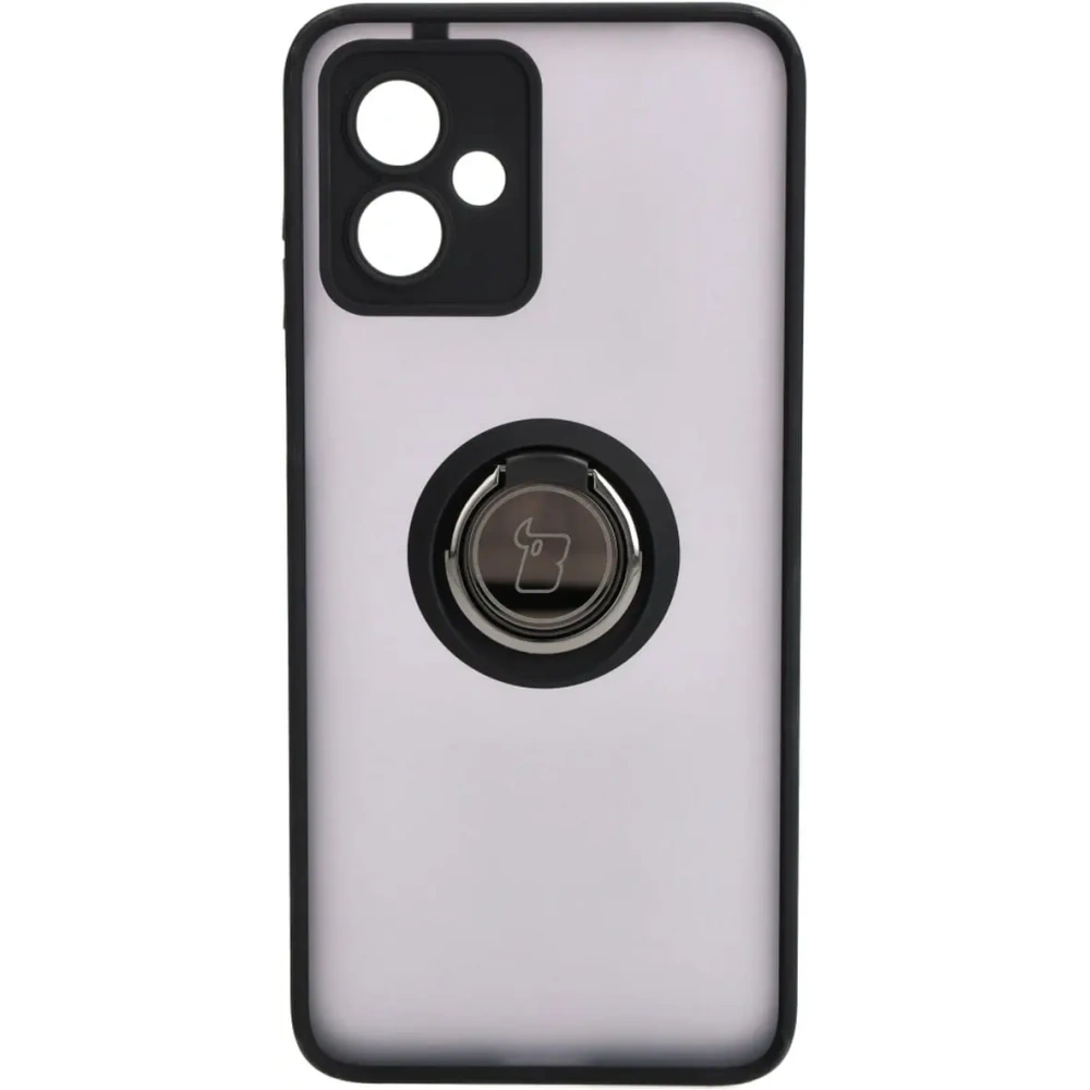 Hurtownia GSM - Bizon Case Hybrid Ring Motorola Moto G14 füstös fekete kerettel - BIZ3901 - {ean13} - Hurt