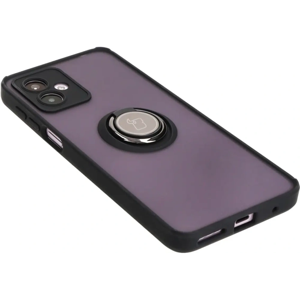 Hurtownia GSM - Bizon Case Hybrid Ring Motorola Moto G14 füstös fekete kerettel - BIZ3901 - {ean13} - Hurt