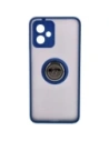 Hurtownia GSM - Bizon Case Hybrid Ring Motorola Moto G14 füstös színben, tengerészkék kerettel - BIZ3902 - {ean13} - Hurt