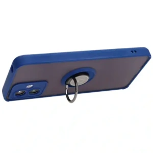 Hurtownia GSM - Bizon Case Hybrid Ring Motorola Moto G14 füstös színben, tengerészkék kerettel - BIZ3902 - {ean13} - Hurt