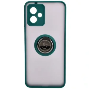 Hurtownia GSM - Bizon Case Hybrid Ring Motorola Moto G14 füstös színben, sötétzöld kerettel - BIZ3903 - {ean13} - Hurt