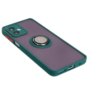 Hurtownia GSM - Bizon Case Hybrid Ring Motorola Moto G14 füstös színben, sötétzöld kerettel - BIZ3903 - {ean13} - Hurt