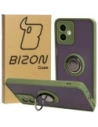 Hurtownia GSM - Bizon Case Hybrid Ring Motorola Moto G14 füstös színű, zöld kerettel - BIZ3904 - {ean13} - Hurt