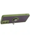 Wholesale Bizon Case Hybrid Ring Motorola Moto G14 smoky with a green frame - BIZ3904 - {ean13} - Hurt