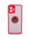 Hurtownia GSM - Etui s úchopem na prst Bizon Case Hybrid Ring pro Motorola Moto G14 kouřové s červeným rámečkem - BIZ3905 - {ean13} - Hurt
