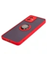 Hurtownia GSM - Etui s úchopem na prst Bizon Case Hybrid Ring pro Motorola Moto G14 kouřové s červeným rámečkem - BIZ3905 - {ean13} - Hurt