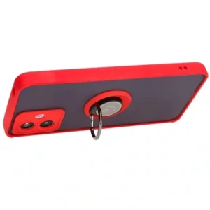 Hurtownia GSM - Bizon Case Hybrid Ring Motorola Moto G14 füstös piros kerettel - BIZ3905 - {ean13} - Hurt