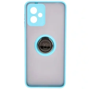 Hurtownia GSM - Bizon Case Hybrid Ring Motorola Moto G14 füstös színű, világoskék kerettel - BIZ3906 - {ean13} - Hurt