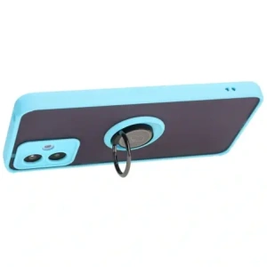 Hurtownia GSM - Bizon Case Hybrid Ring Motorola Moto G14 füstös színű, világoskék kerettel - BIZ3906 - {ean13} - Hurt