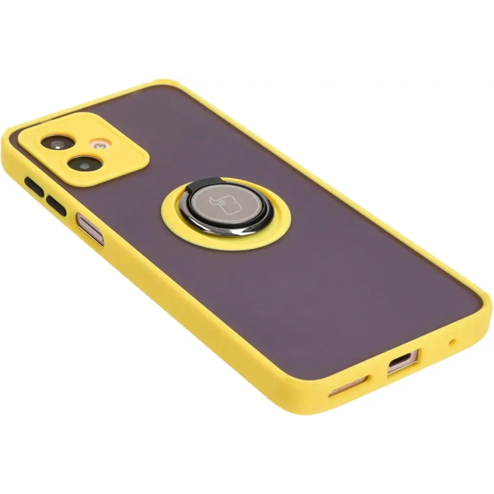 Hurtownia GSM - Bizon Case Hybrid Ring Motorola Moto G14 füstös sárga kerettel - BIZ3907 - {ean13} - Hurt