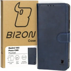 Hurtownia GSM - Etui z klapką Bizon Case Pocket do Xiaomi Redmi 13C / Xiaomi Poco C65 modré - BIZ3911 - {ean13} - Hurt