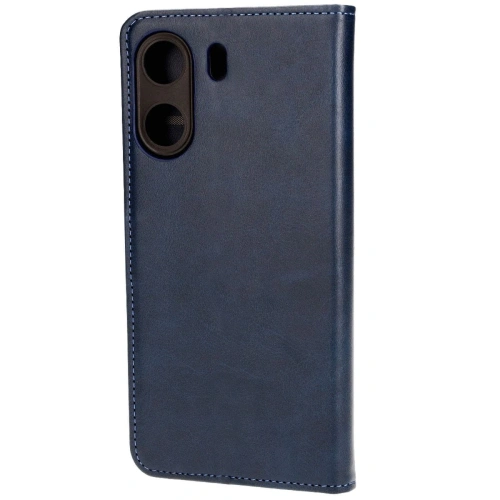 Etui z klapką Bizon Case Pocket do Xiaomi Redmi 13C / Xiaomi Poco C65 granatowe