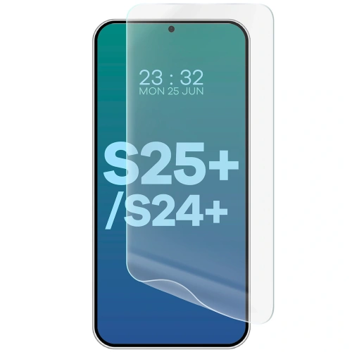Folia hydrożelowa na ekran Bizon Glass Hydrogel Front do Samsung Galaxy S25 Plus / S24 Plus [2 PACK]