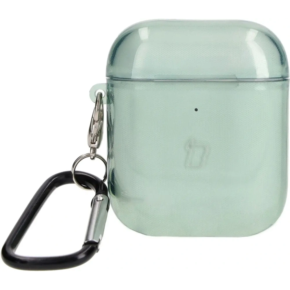 Wholesale Bizon Case Headphone Clear Airpods 1/2 clear-green - BIZ3922 - {ean13} - Hurt