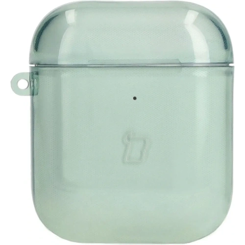 Etui Bizon Case Headphone Clear do Airpods 1/2 przezroczysto-zielone