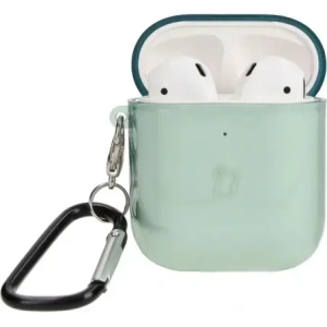 Hurtownia GSM - Etui Bizon Case sluchátka Clear pro Airpods 1/2 průhledné-zelené - BIZ3922 - {ean13} - Hurt