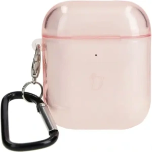 Hurtownia GSM - Etui Bizon Case Headphone Clear pro Airpods 1/2 průhledně-růžové - BIZ3923 - {ean13} - Hurt